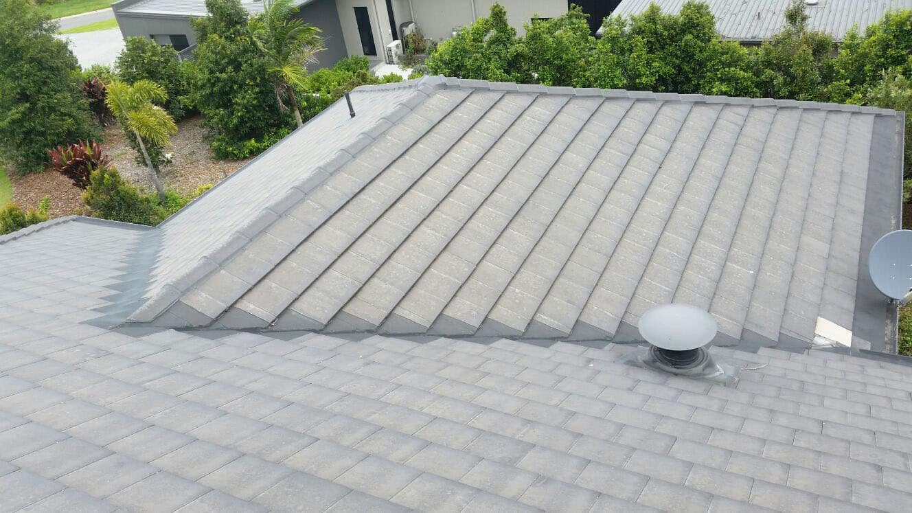 tiled-roof tiled roof